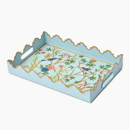 Blue Small Chinoiserie Tray