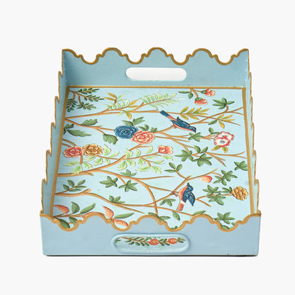 Blue Small Chinoiserie Tray