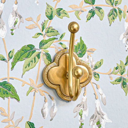 Brass Quatrefoil Bathroom Set