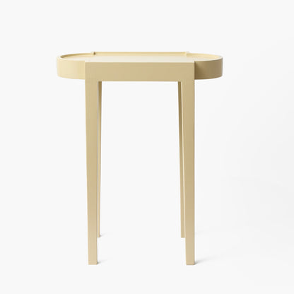 Putty Lacquer Rectangle Side Table