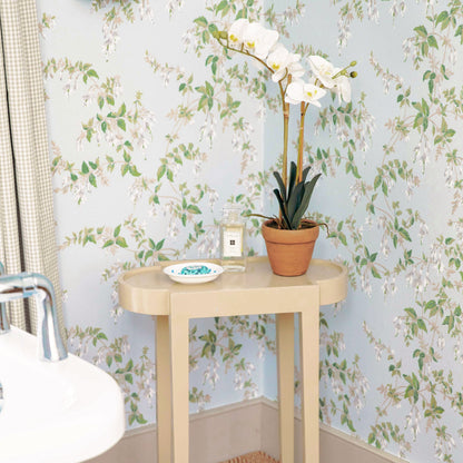 Putty Lacquer Rectangle Side Table