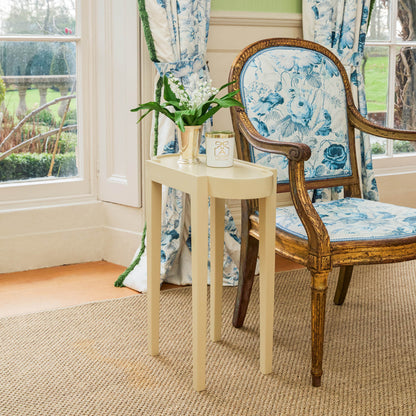 Putty Lacquer Rectangle Side Table