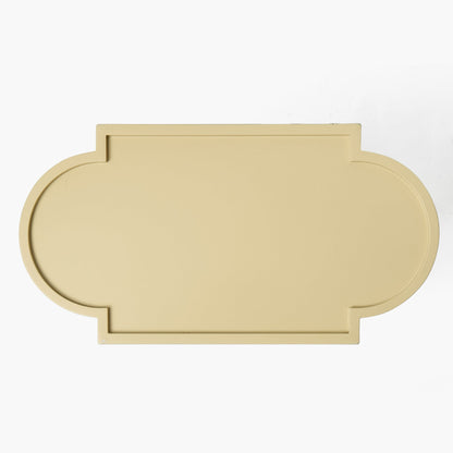 Putty Lacquer Rectangle Side Table