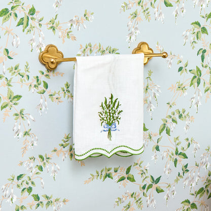 Quatrefoil Brass Hand Towel Rail
