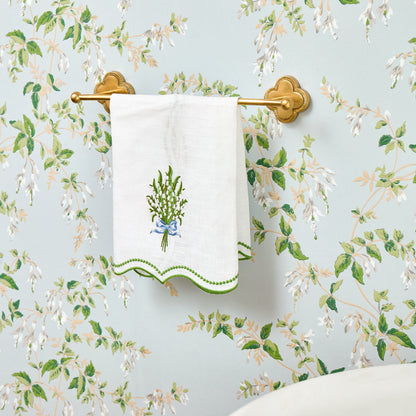 Quatrefoil Brass Hand Towel Rail