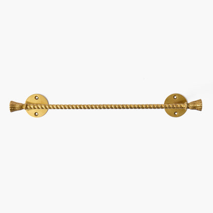 Rope Brass Hand Towel Rail