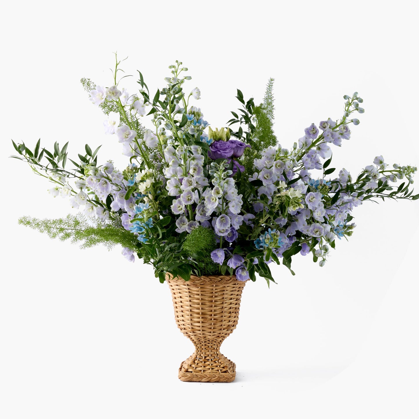 Small Rattan Urn Vase