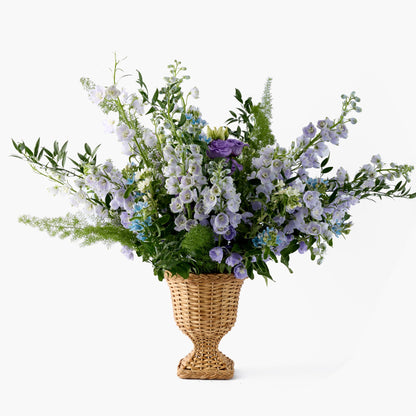 Small Rattan Urn Vase