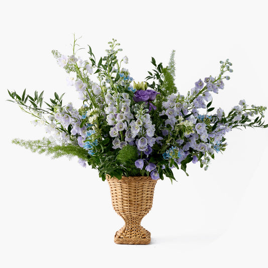 Small Rattan Urn Vase