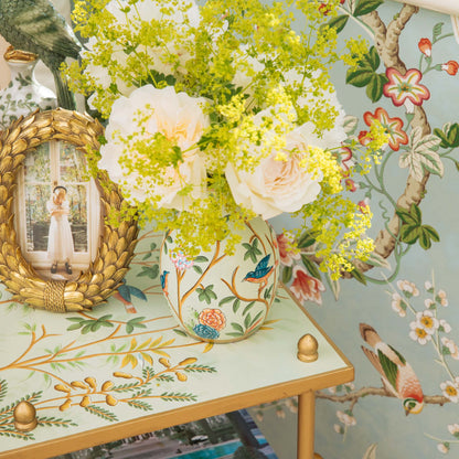 Three-Tier Chinoiserie Tole Side Table