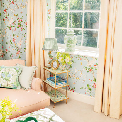 Three-Tier Chinoiserie Tole Side Table